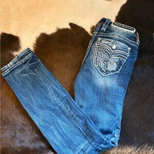 Rock Revival Indigo straight Cut Jeans